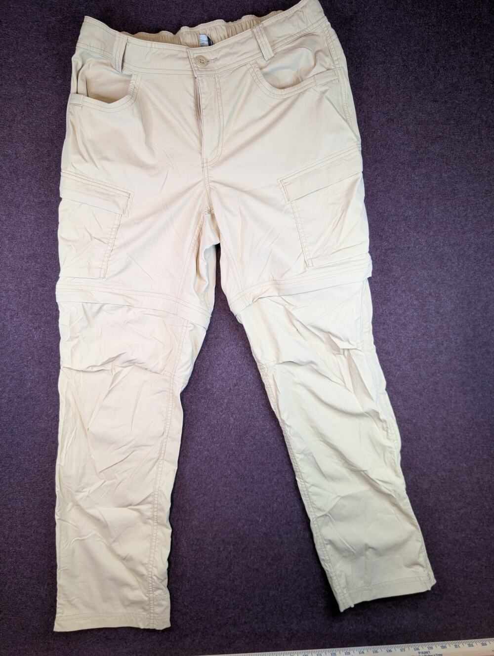 Women's REI Co-op Sahara Convertible Hiking Pants, Khaki - Size 12